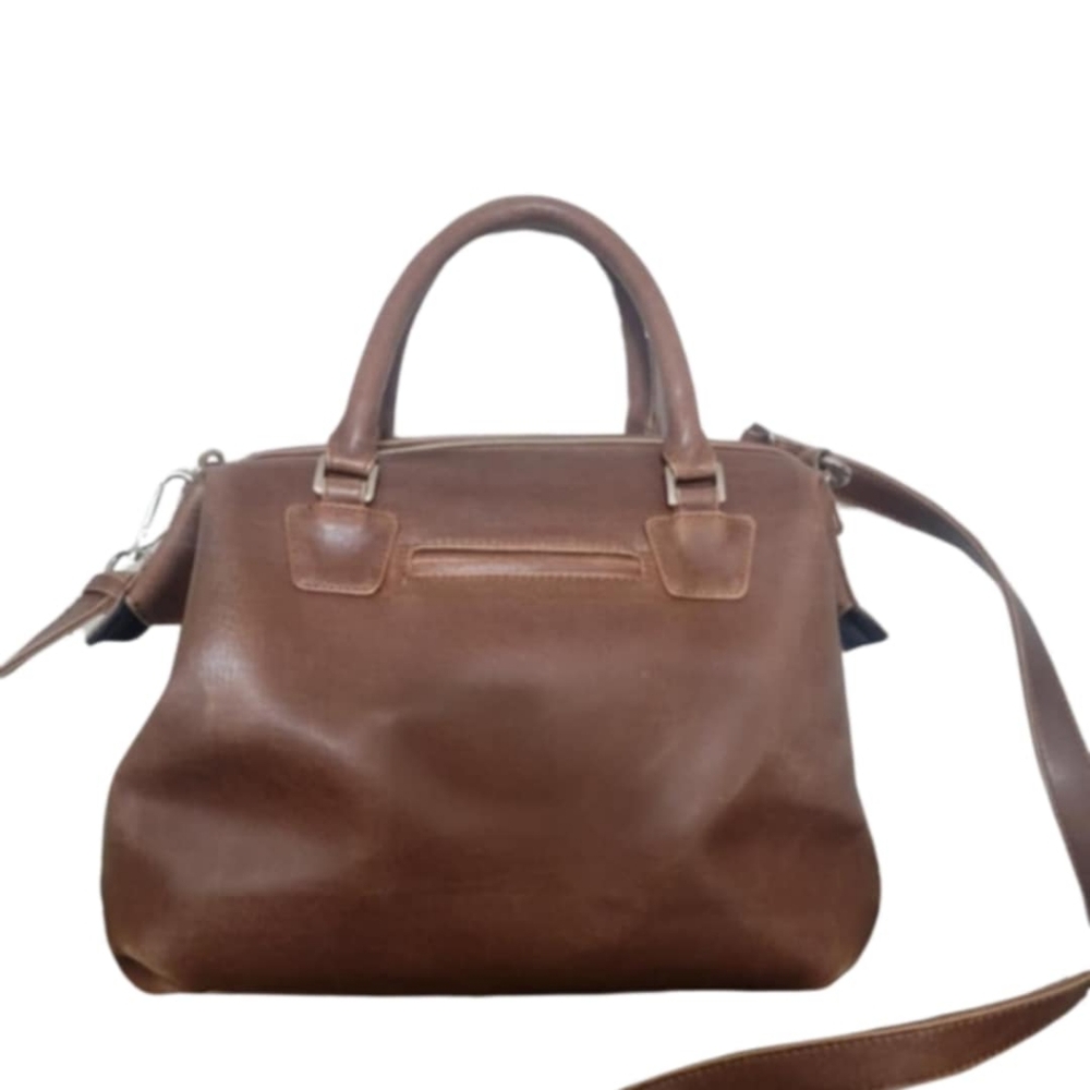 Matt & Nat Malone Vegan Leather Brown Doctor Satchel Bag  Crossbody